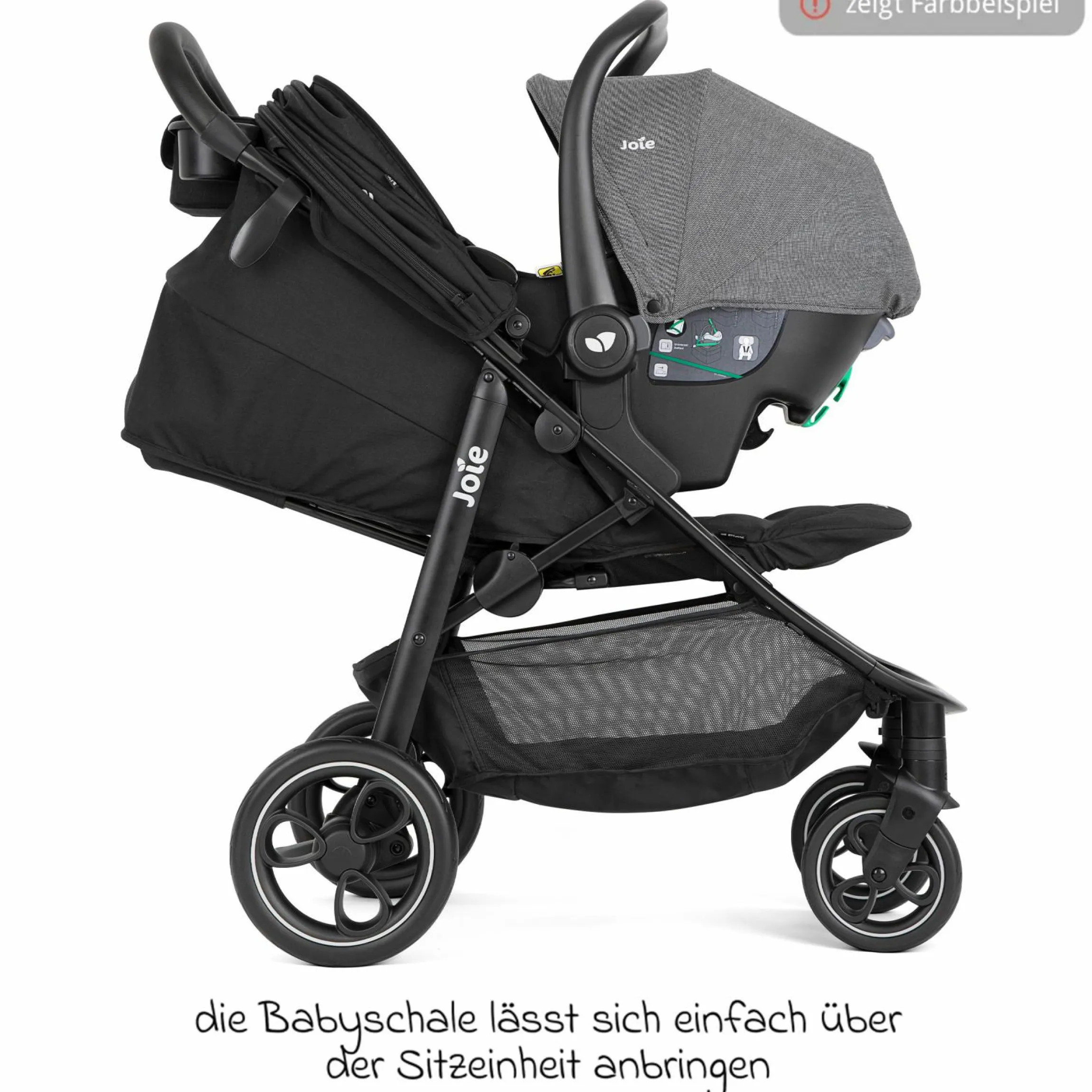 4in1 Kombi-Kinderwagen-Set Mytrax Pro bis 22 kg belastbar mit Babywanne Ramble, Babyschale Pebble Pro, Isofix-Basis, Activity-Trapez, Schmusetuch, Greifling, Adapter & Zubehörpaket - Blueberry - Kollektion 2025