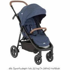 4in1 Kombi-Kinderwagen-Set Mytrax Pro bis 22 kg belastbar mit Kinderwagenkette, Ring-Greifling, Schmusetuch - Teleskopschieber, Getränkehalter, Babyschale i-Snug 2, Babywanne Ramble, Adapter, Isofix-Basis & Zubehörpaket - Blueberry - Kollektion 2025