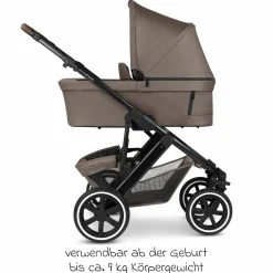 3in1 Kombi-Kinderwagen-Set Salsa 5 Air All in One Set inkl. Maxi Cosi Pebble Pro2, Babywanne, Sportsitz, Adapter - Pure - Nature - Kollektion 2025