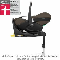 3in1 Kombi-Kinderwagen-Set Samba 2 All in One Set inkl. Maxi Cosi Pebble Pro2, Babywanne, Sportsitz, Adapter - Pure - Nature - Kollektion 2025