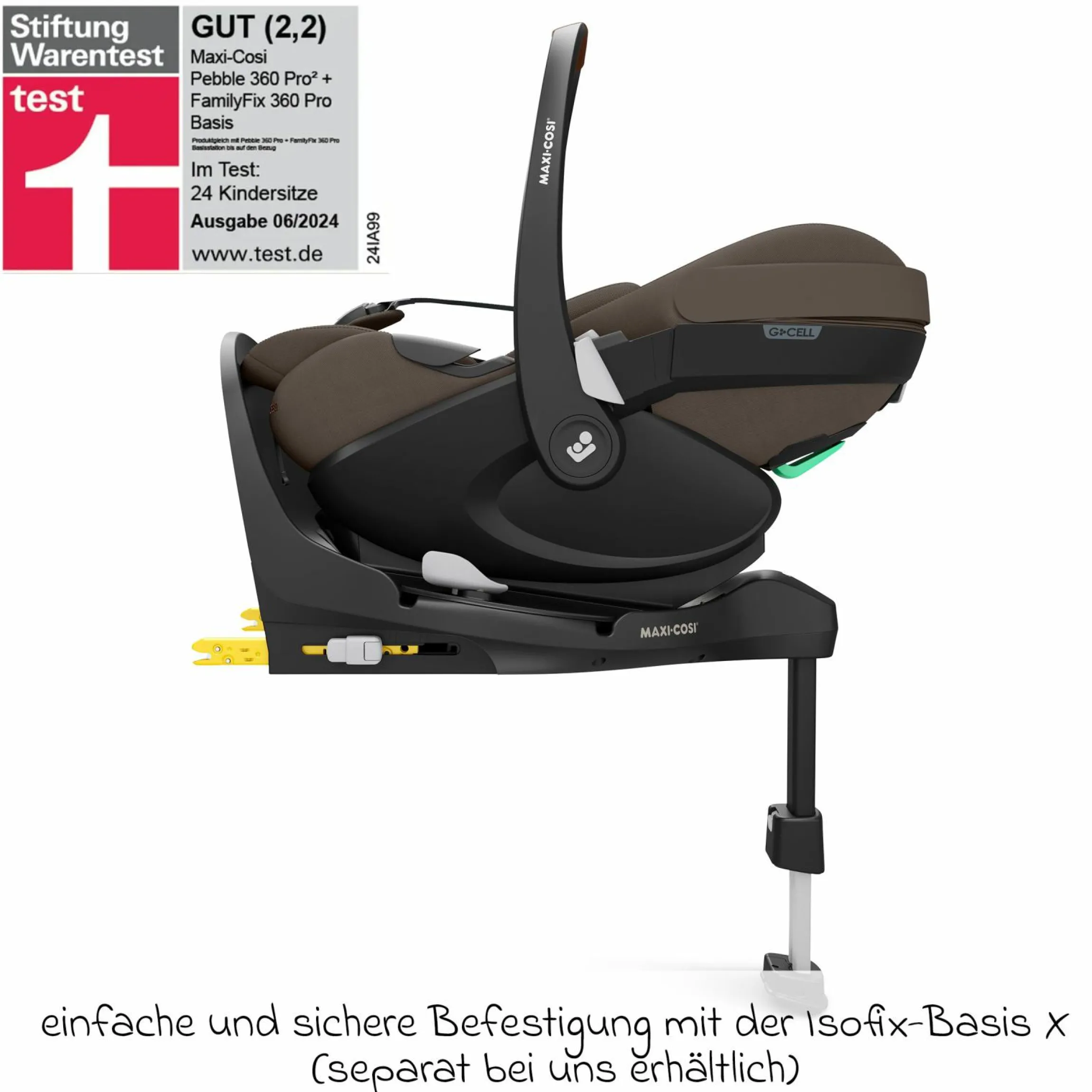 3in1 Kombi-Kinderwagen-Set Samba 2 All in One Set inkl. Maxi Cosi Pebble Pro2, Babywanne, Sportsitz, Adapter - Pure - Nature - Kollektion 2025