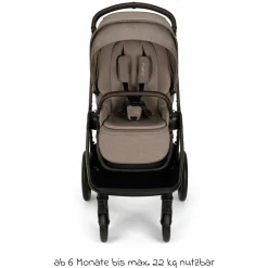 2in1 Kombi-Kinderwagen-Set Triv Lx All-in-One-Set bis 22 kg mit Baybwanne, Teleskopschieber, Regenschutz, Adapter, Fußsack & Handschuhe - Cedar