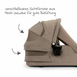 2in1 Kombi-Kinderwagen-Set Triv Lx All-in-One-Set bis 22 kg mit Baybwanne, Teleskopschieber, Regenschutz, Adapter, Fußsack & Handschuhe - Cedar