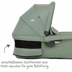 2in1 Kombi-Kinderwagen-Set Versatrax bis 22 kg belastbar mit Babywanne Ramble XL, Schnullerkette, Adapter & Zubehörpaket - Laurel
