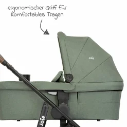 2in1 Kombi-Kinderwagen-Set Versatrax bis 22 kg belastbar mit Babywanne Ramble XL, Schnullerkette, Adapter & Zubehörpaket - Laurel