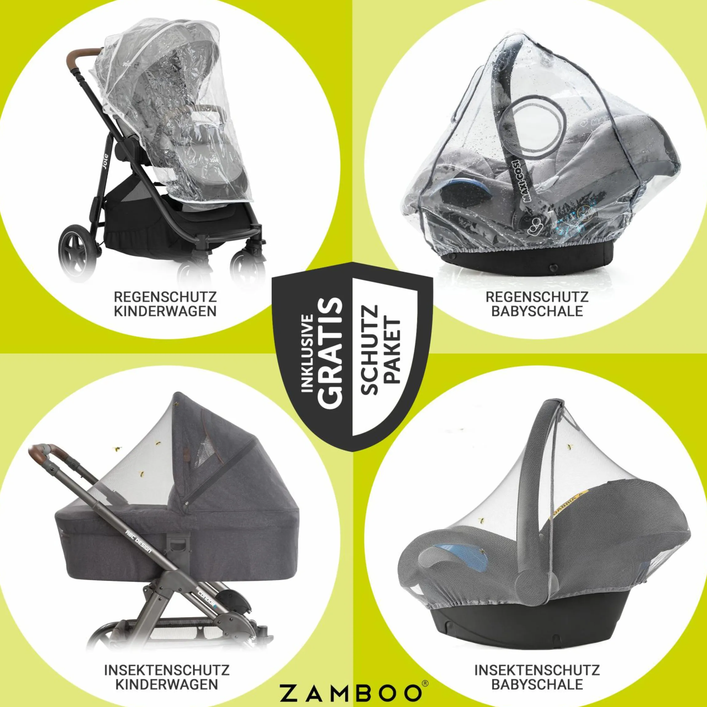 4in1 Kombi-Kinderwagen-Set Versatrax bis 22 kg belastbar mit Babywanne Ramble XL, Babyschale Pebble Pro, Isofix-Basis, Activity-Trapez, Schmusetuch, Greifling, Adapter & Zubehörpaket - Pebble