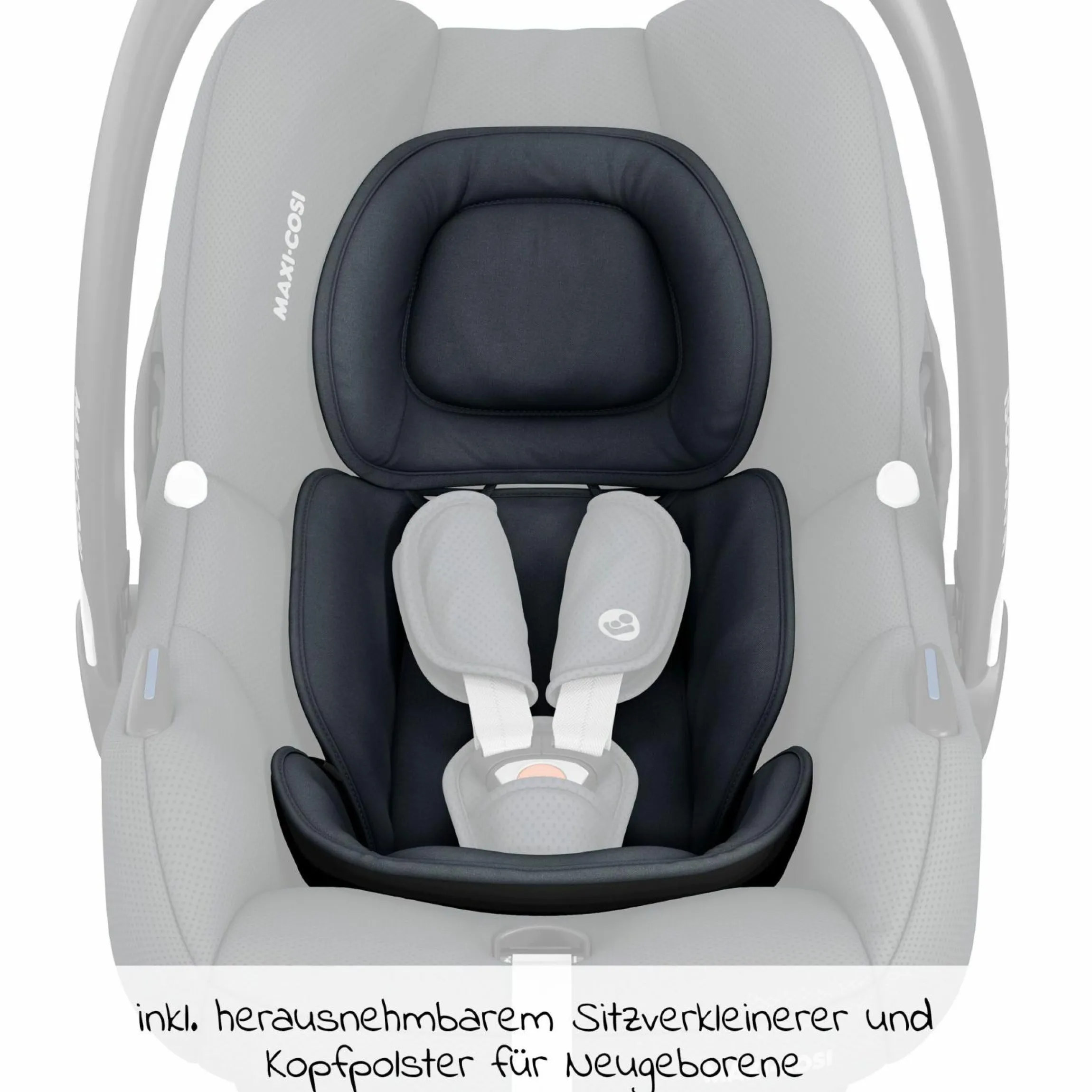 3-in-1 Kombi-Kinderwagen-Set Zelia³ inkl. Babyschale CabrioFix i-Size & Adapter, 22 kg - Essential Graphite - Kollektion 2024