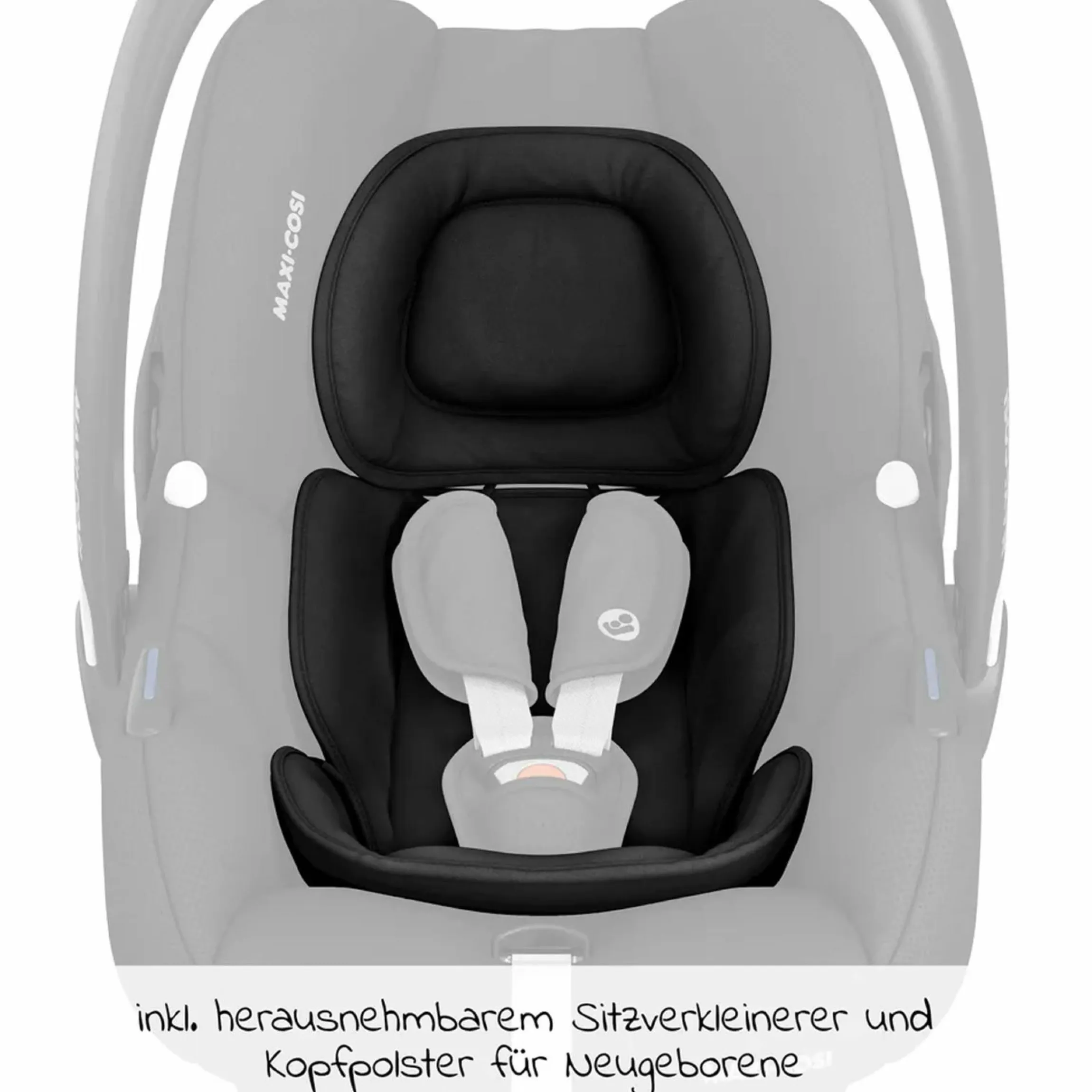 3-in-1 Kombi-Kinderwagen-Set Zelia³ inkl. Babyschale CabrioFix i-Size & Adapter, 22 kg - Black - Kollektion 2025