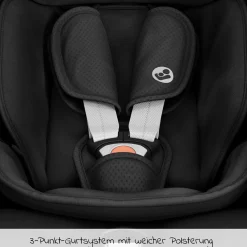3-in-1 Kombi-Kinderwagen-Set Zelia³ inkl. Babyschale CabrioFix i-Size & Adapter, 22 kg - Black - Kollektion 2025