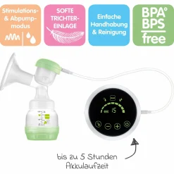 2in1 Milchpumpe elektrische oder manuelle Verwendung