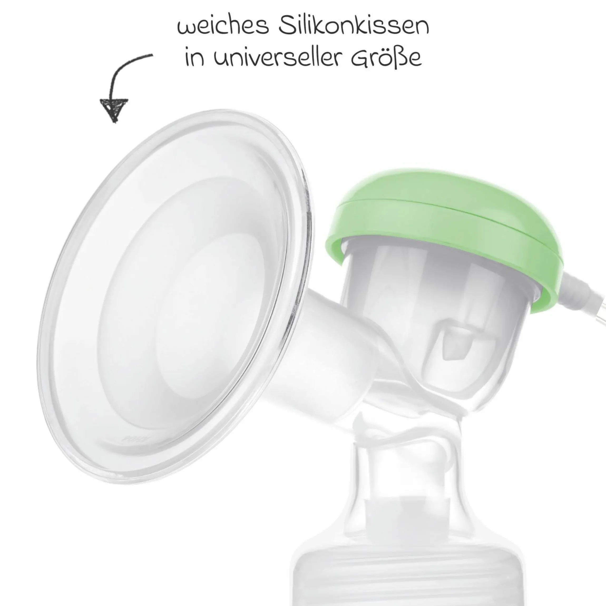 2in1 Milchpumpe elektrische oder manuelle Verwendung