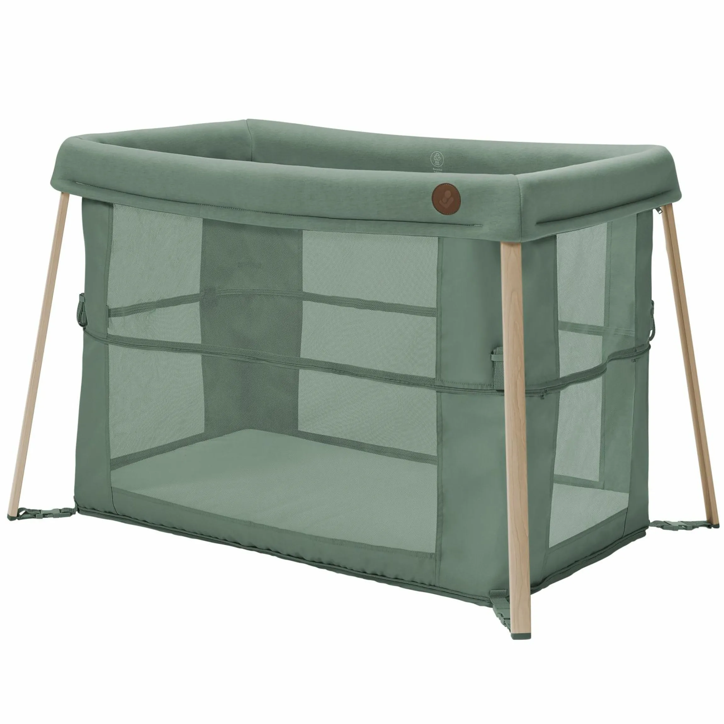 2-in-1 Reisebett Iris für Neugeborene & Kleinkinder inkl. Matratze & Reistasche nur 5,96 kg leicht - Beyound - Green Eco - Kollektion 2025