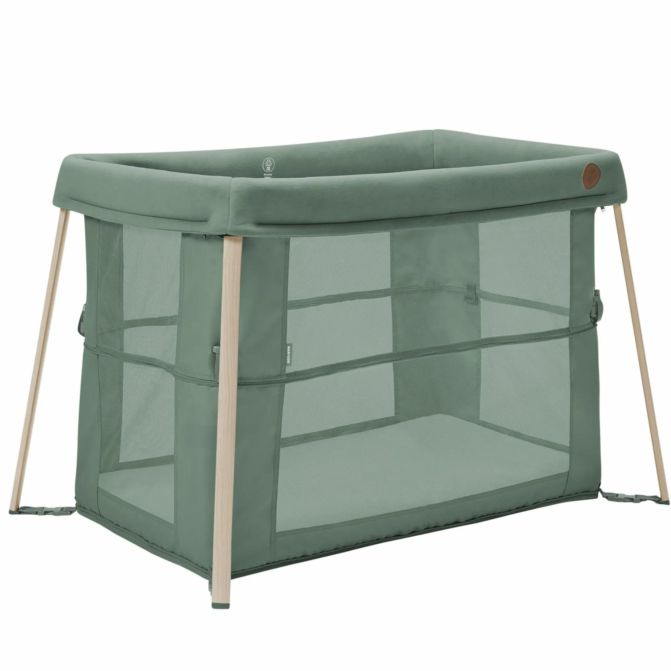 2-in-1 Reisebett Iris für Neugeborene & Kleinkinder inkl. Matratze & Reistasche nur 5,96 kg leicht - Beyound - Green Eco - Kollektion 2025