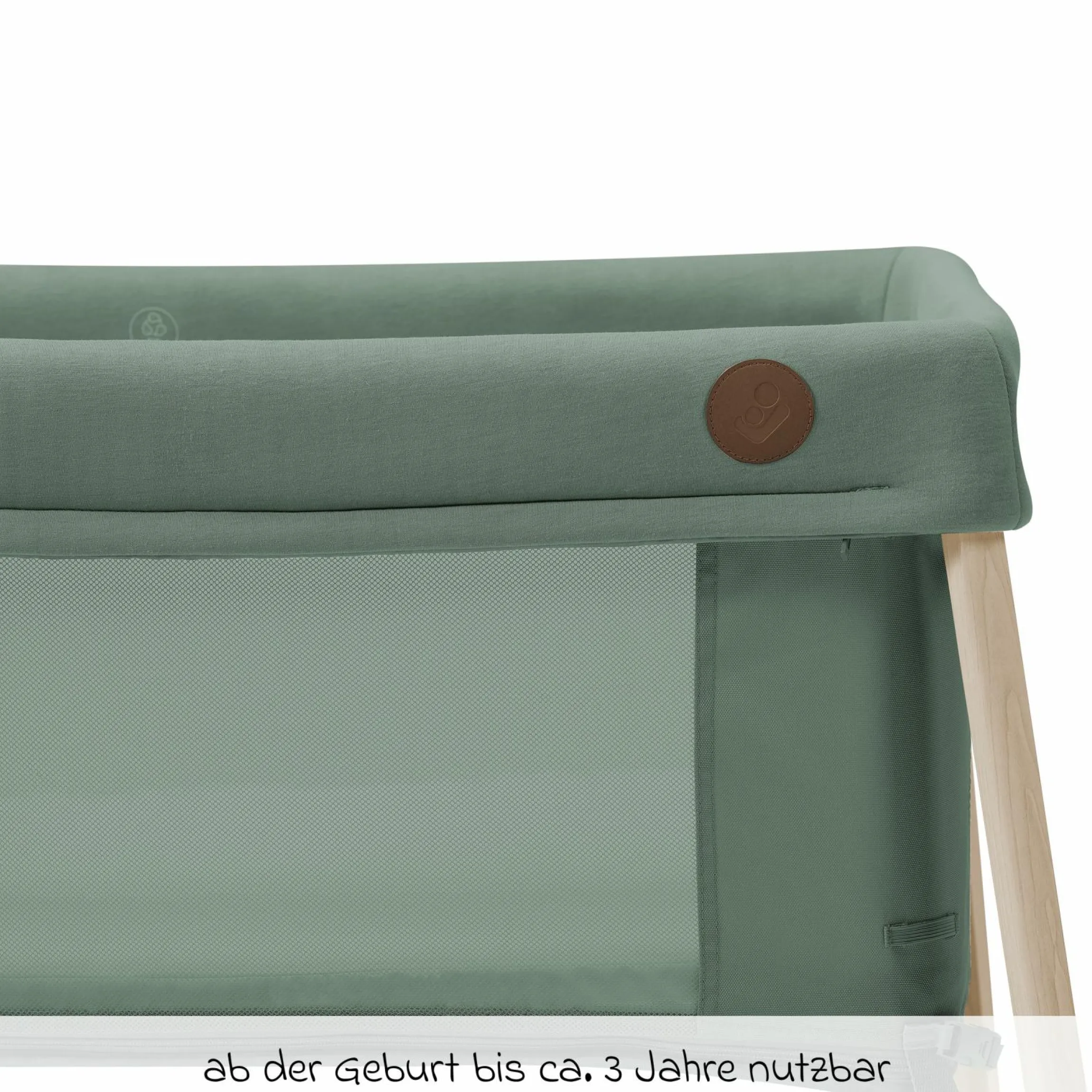 2-in-1 Reisebett Iris für Neugeborene & Kleinkinder inkl. Matratze & Reistasche nur 5,96 kg leicht - Beyound - Green Eco - Kollektion 2025