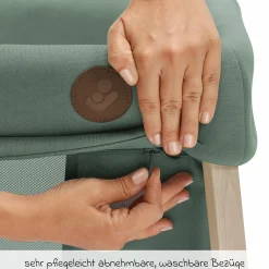 2-in-1 Reisebett Iris für Neugeborene & Kleinkinder inkl. Matratze & Reistasche nur 5,96 kg leicht - Beyound - Green Eco - Kollektion 2025