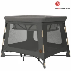 3-in-1 Reisebett Swift Reisebett, Beistellbett, Laufstall mit Matratze & Tragetasche nur 6,70 kg leicht - Beyound - Graphite Eco - Kollektion 2025