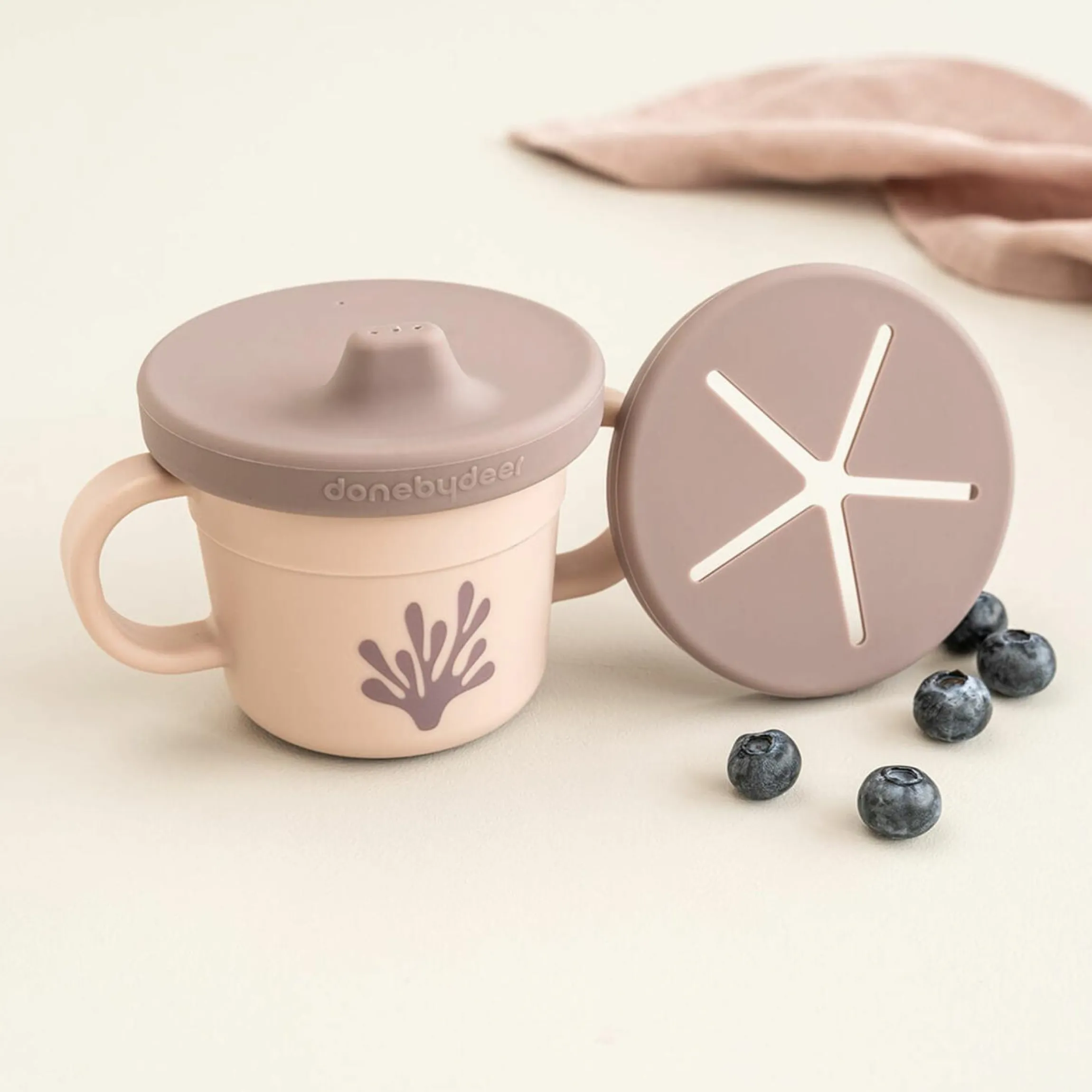 2in1 Schnabeltasse & Snackbecher Foodie - Wally - Powder
