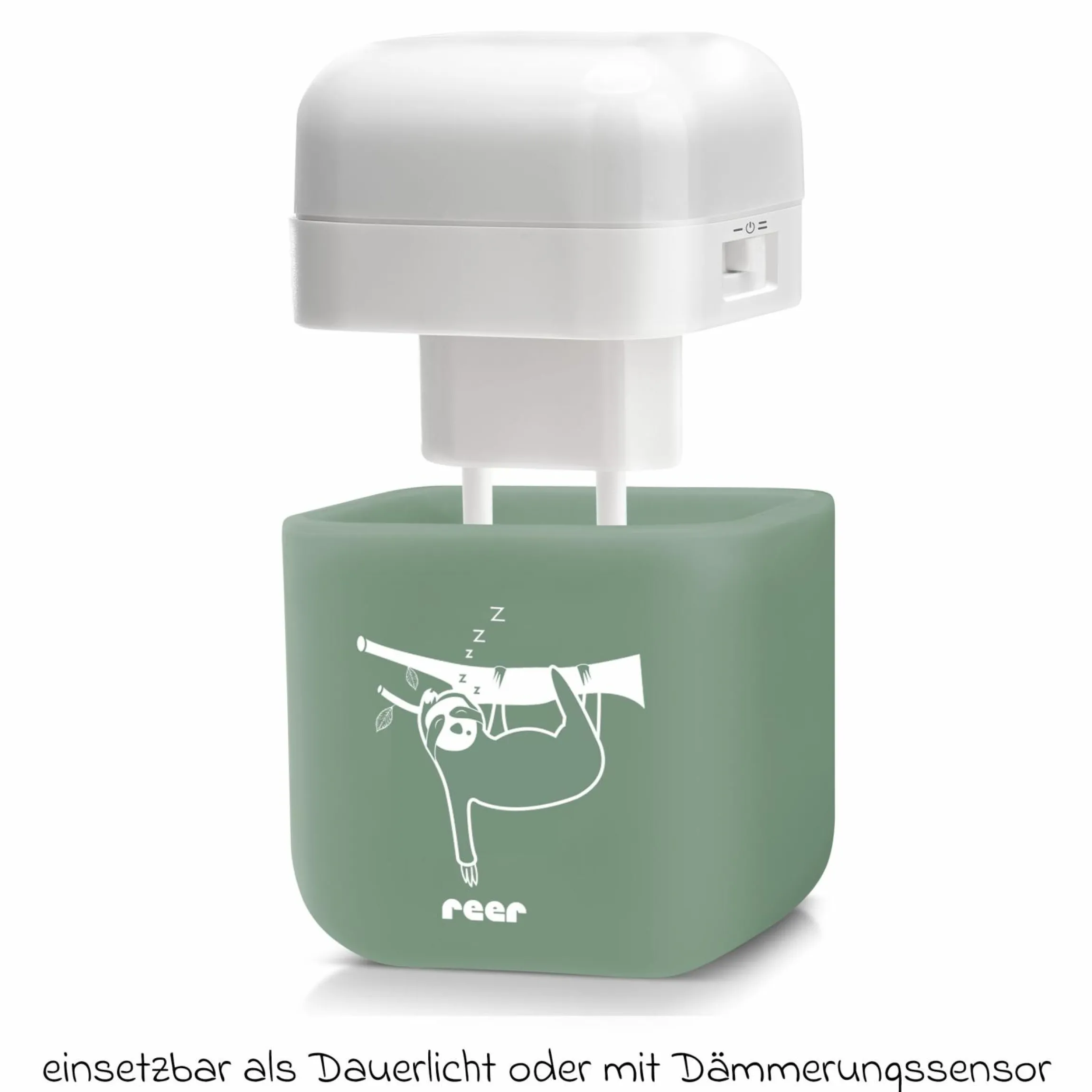 2in1 Steckdosen-Nachtlicht SleepLight mit energiesparende LED-Technologie - Eukalyptus
