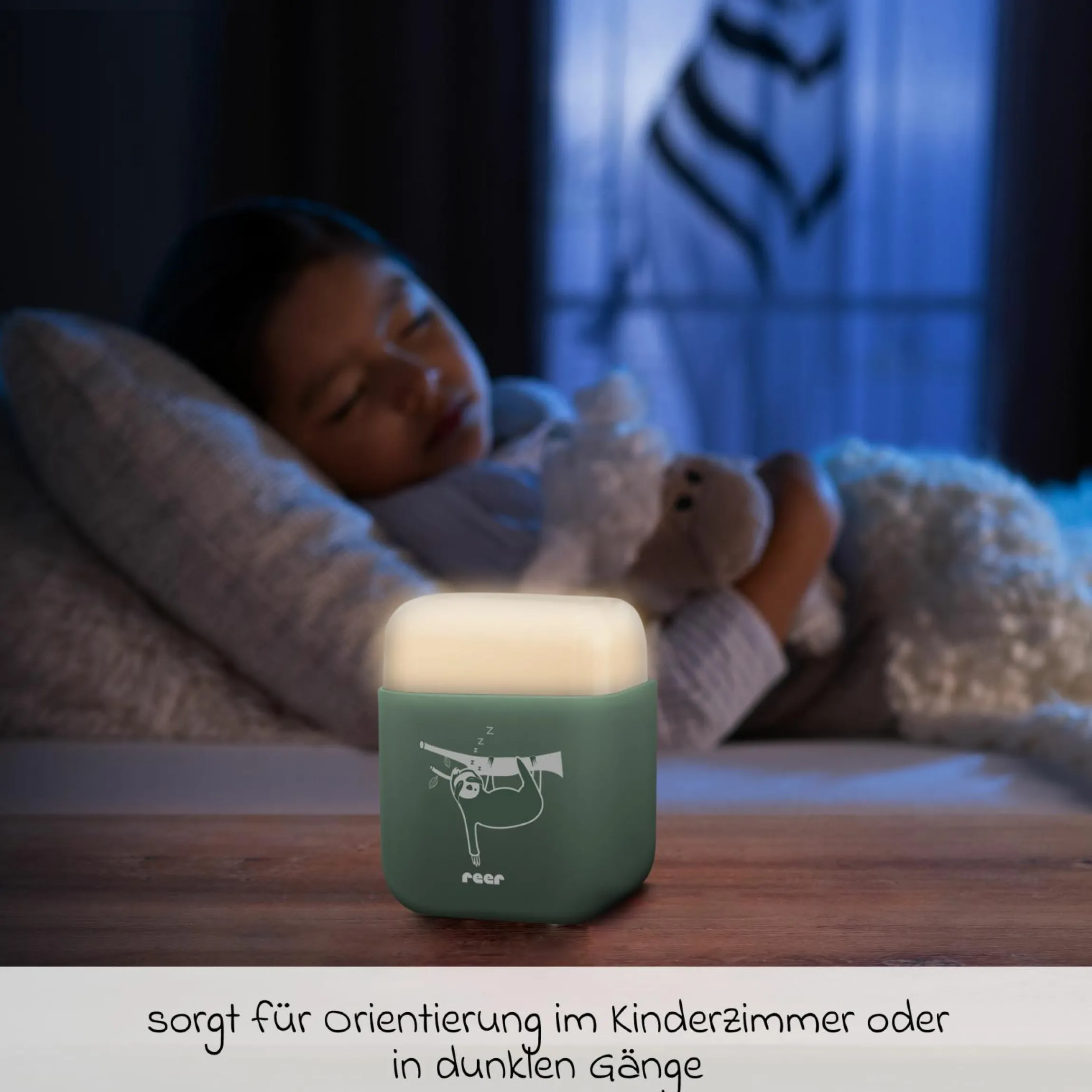 2in1 Steckdosen-Nachtlicht SleepLight mit energiesparende LED-Technologie - Eukalyptus