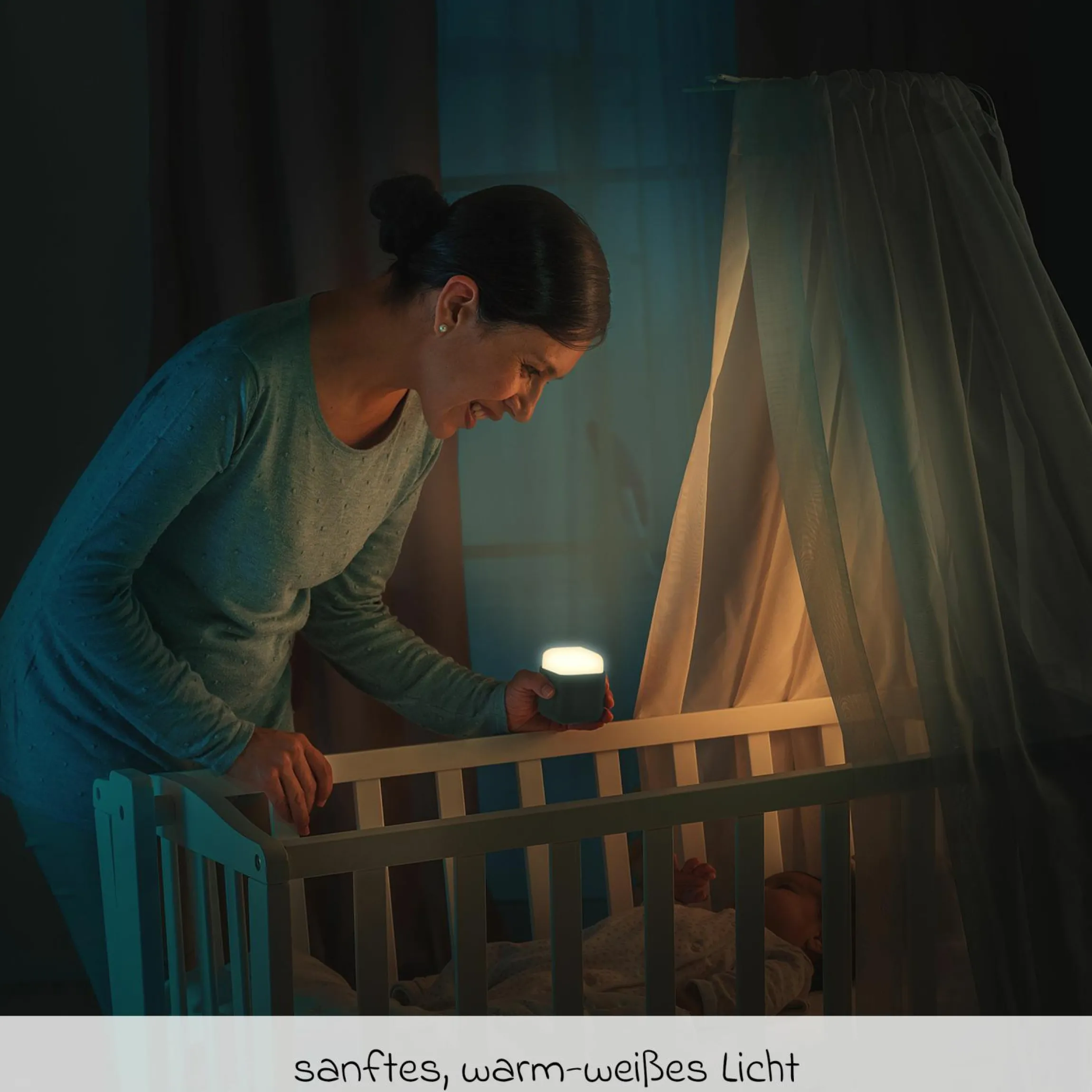 2in1 Steckdosen-Nachtlicht SleepLight mit energiesparende LED-Technologie - Eukalyptus
