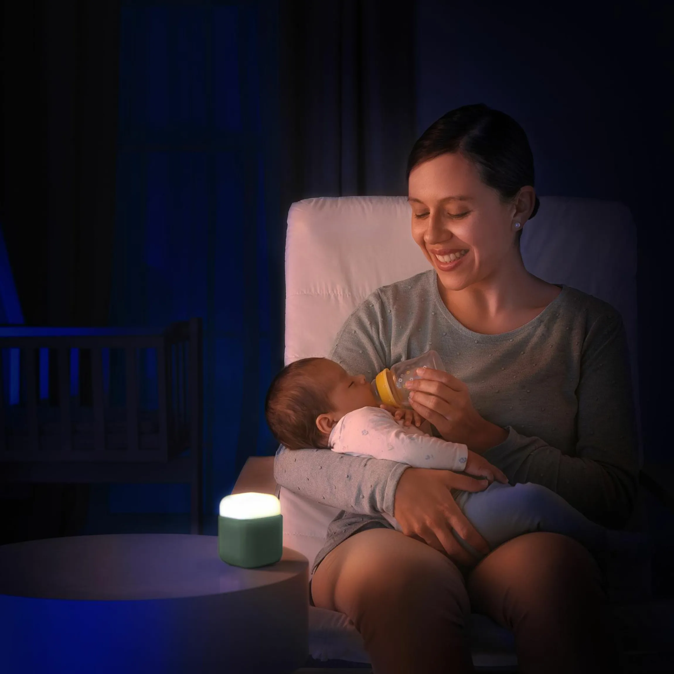 2in1 Steckdosen-Nachtlicht SleepLight mit energiesparende LED-Technologie - Eukalyptus