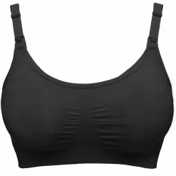 3-in-1 Still- und Abpump-BH - Schwarz - Gr. S