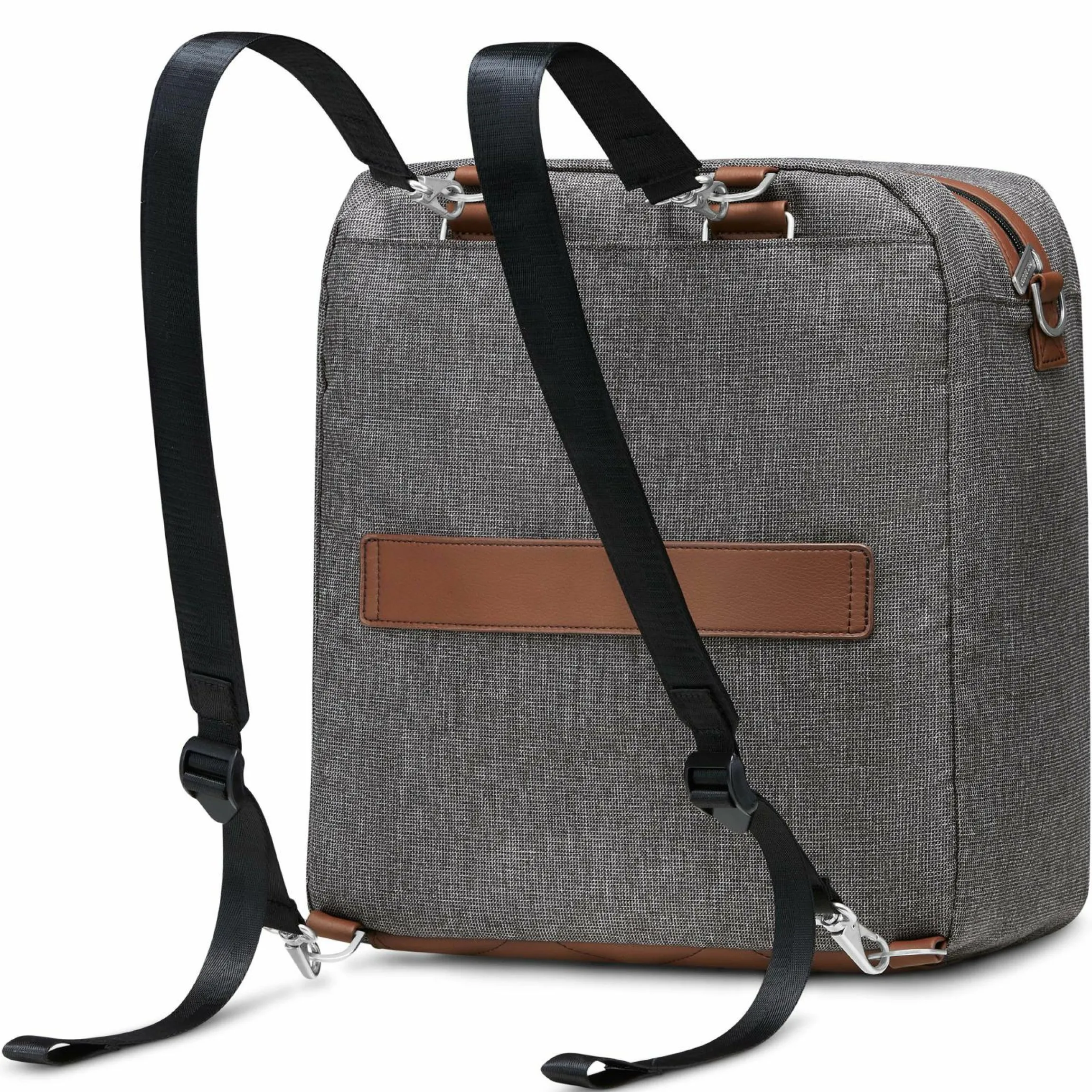2in1 Wickeltasche & Wickelrucksack Explore - inkl. Wickelunterlage & viel Zubehör - Diamond Edition - Asphalt