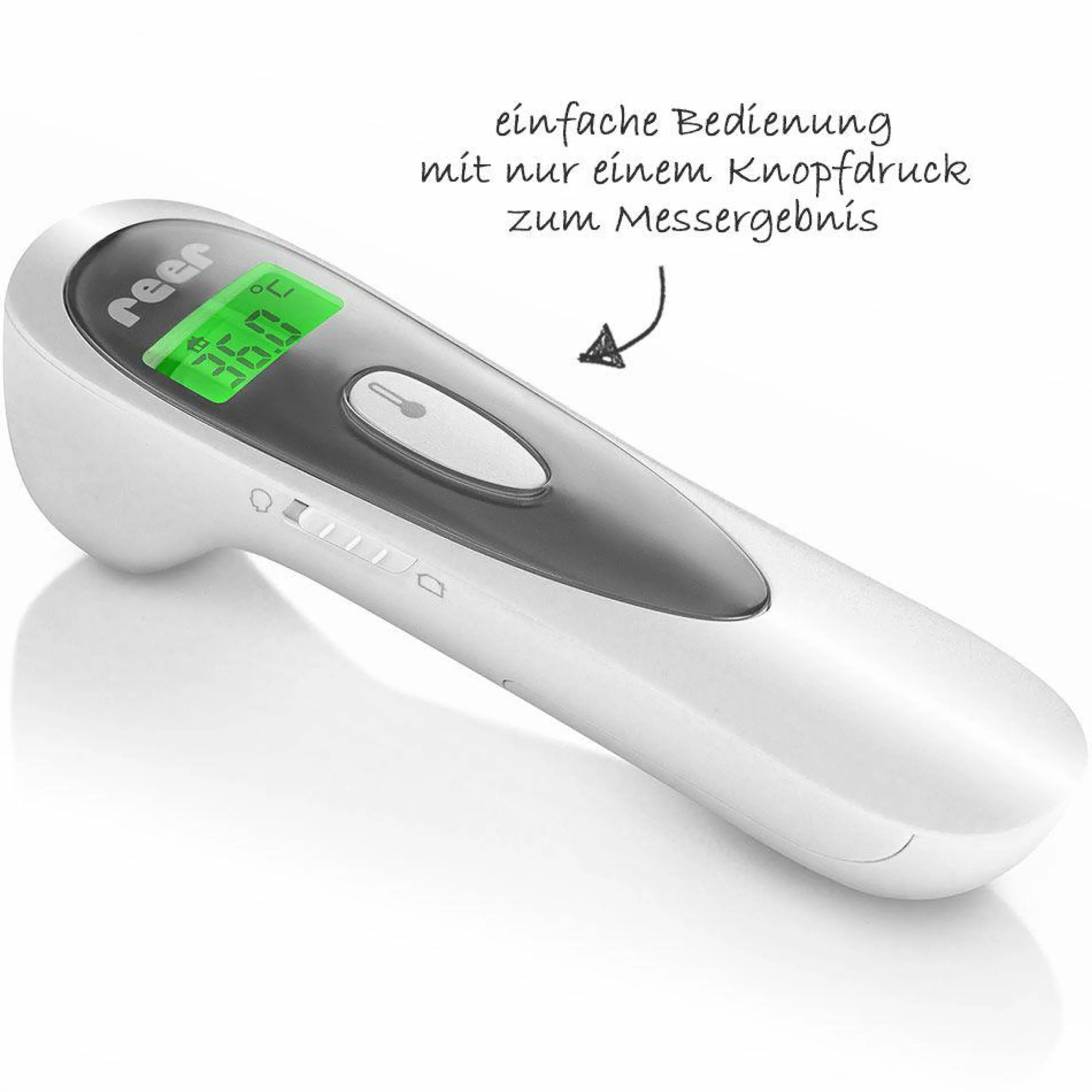 Infrarot-Fieberthermometer Baby 3-in-1 Colour SoftTemp für Ohr und Stirn