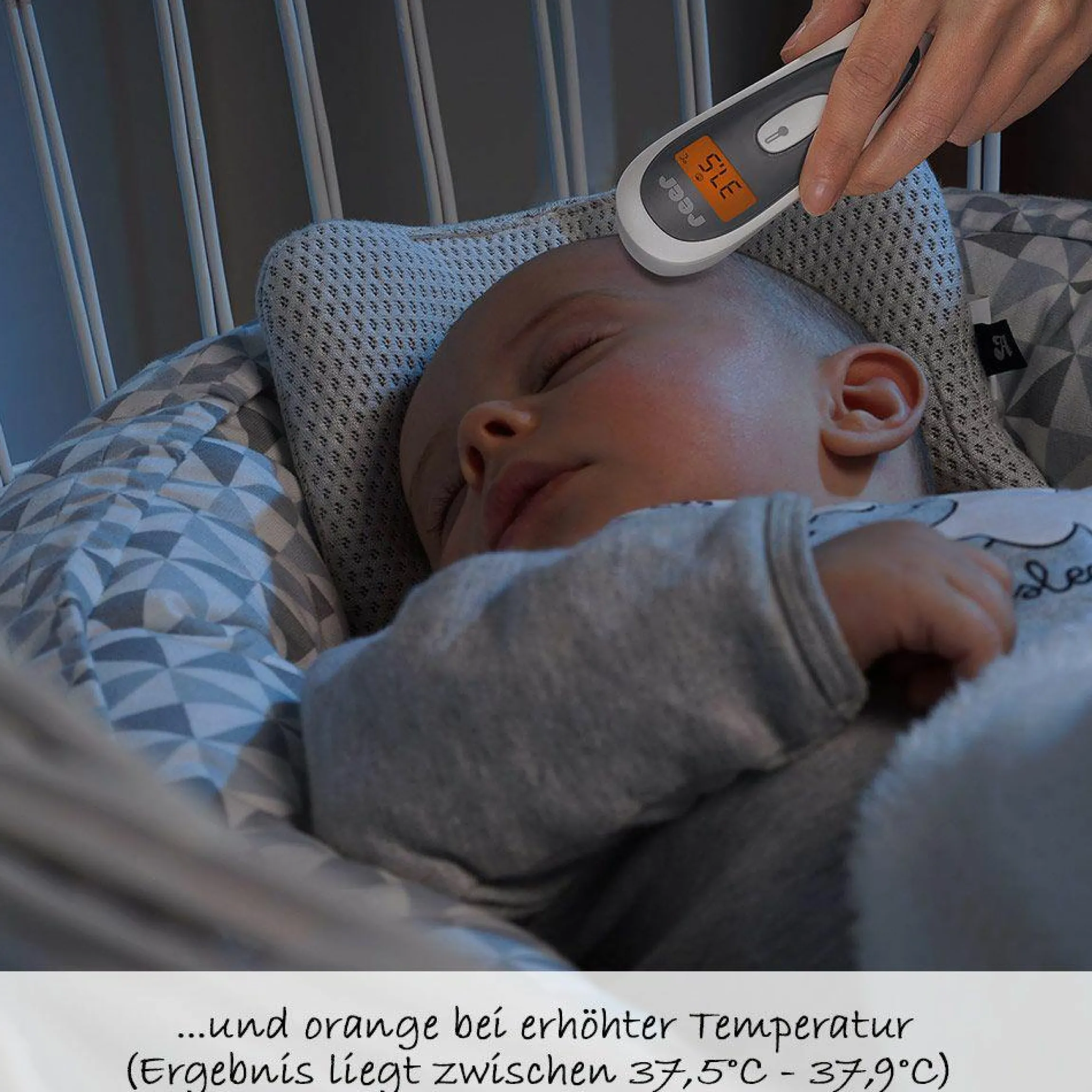 Infrarot-Fieberthermometer Baby 3-in-1 Colour SoftTemp für Ohr und Stirn