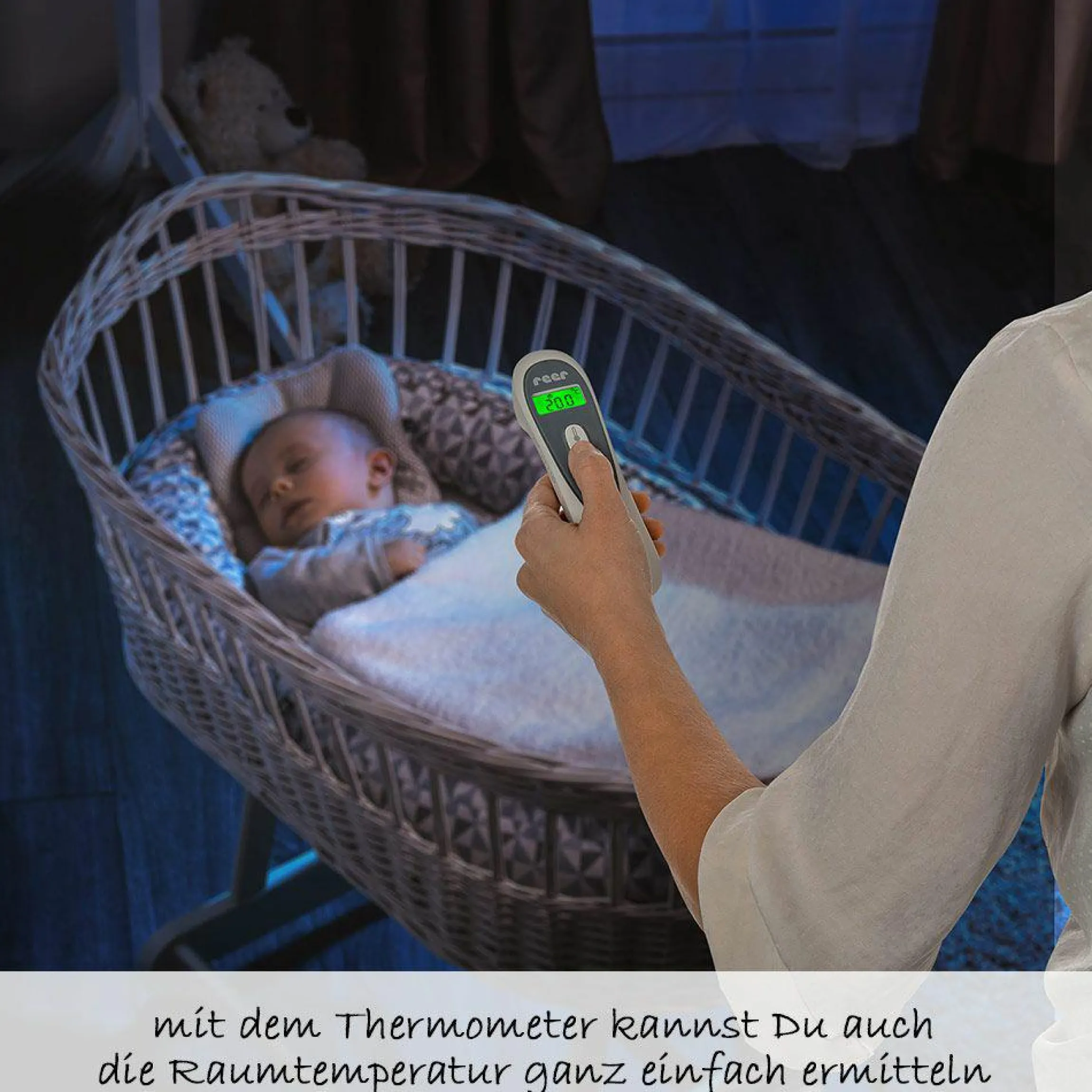 Infrarot-Fieberthermometer Baby 3-in-1 Colour SoftTemp für Ohr und Stirn