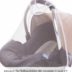 Insektenschutz für Babyschale - Weiß