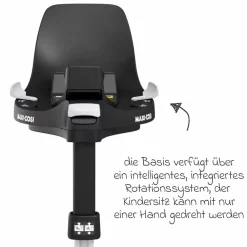 Isofix- Basis FamilyFix 360 drehbar für Kindersitz Pearl 360, Pebble 360 und Coral 360 - Kollektion 2025