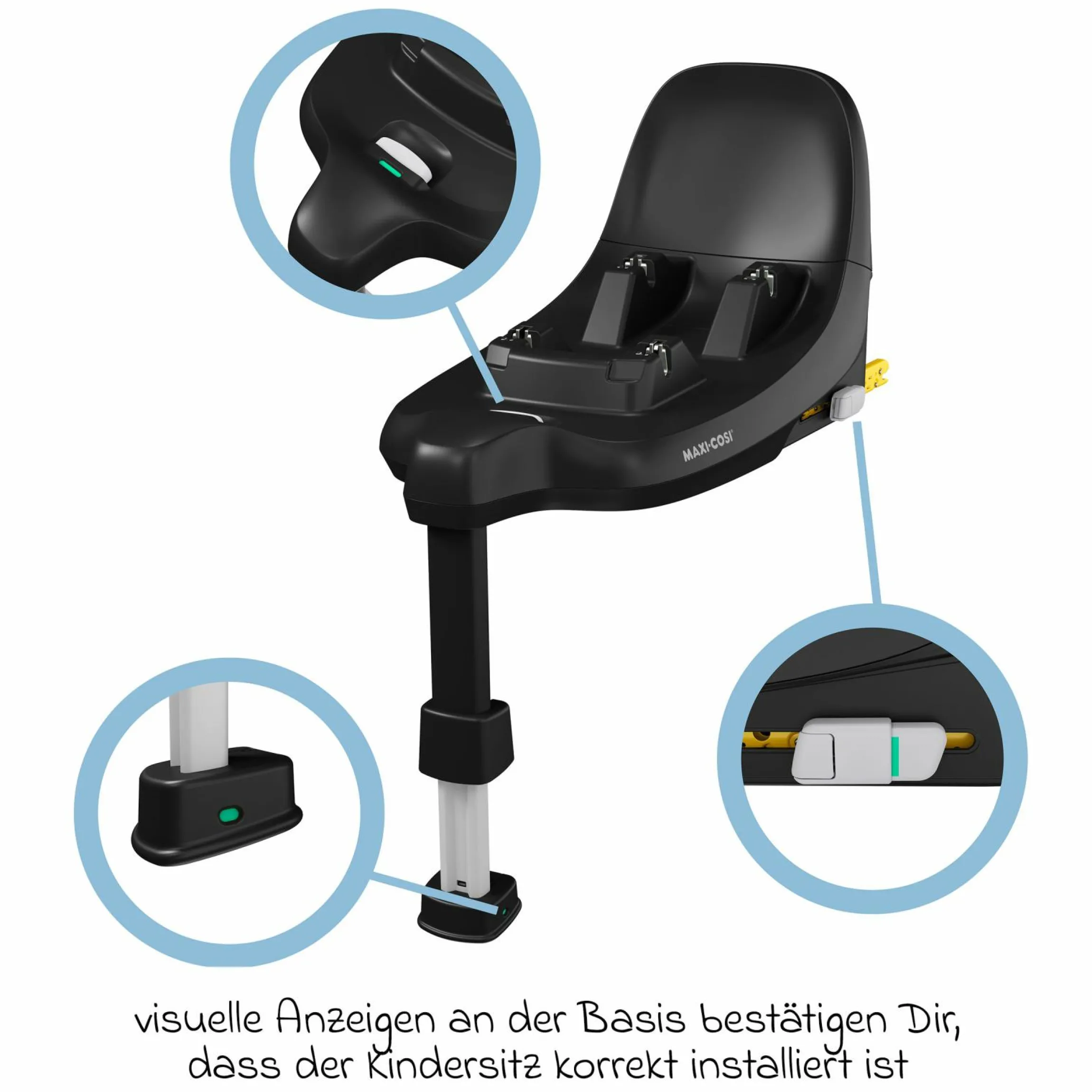Isofix-Base Familyfix S i-Size für die Kindersitze Pebble S & Pearl S - Kollektion 2025