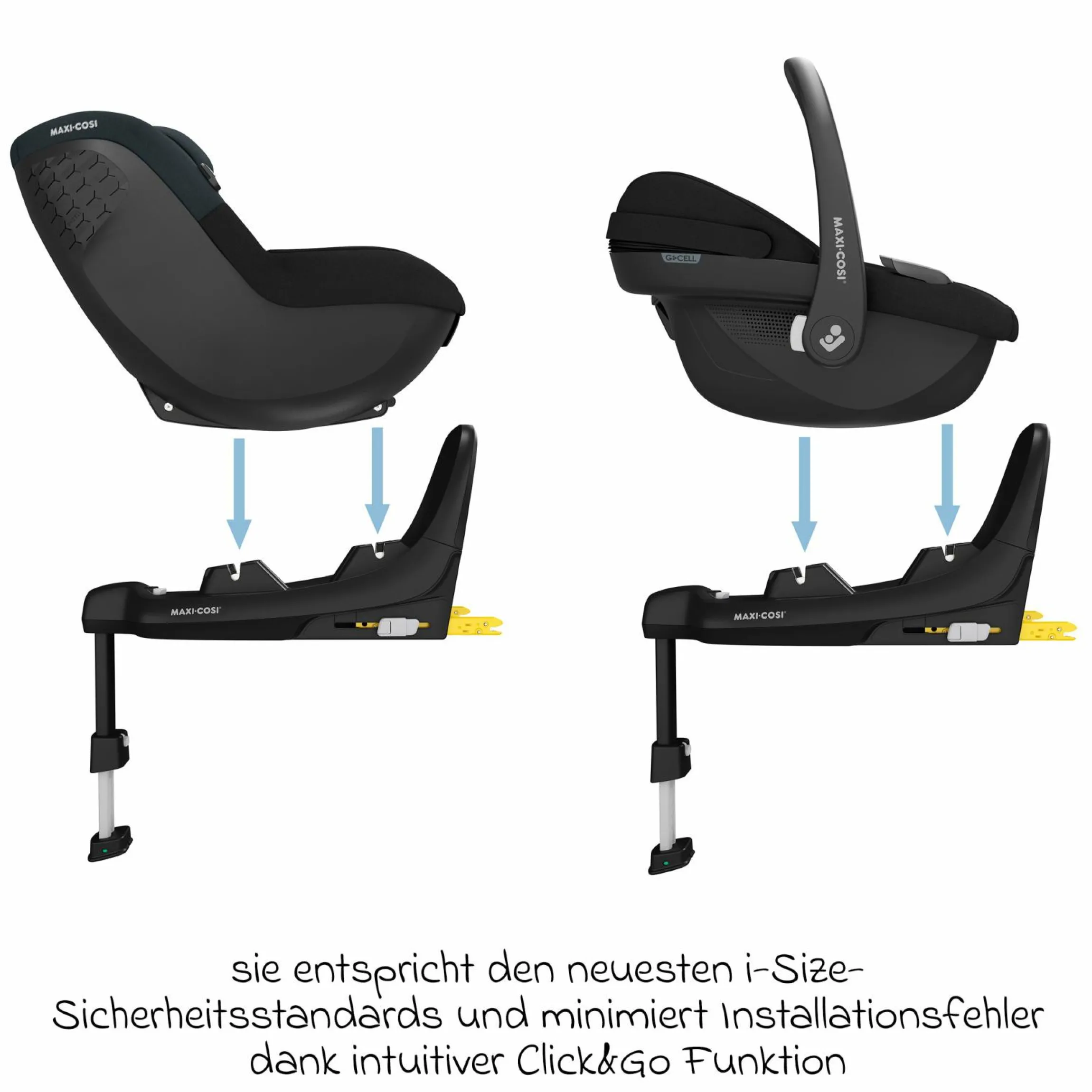 Isofix-Base Familyfix S i-Size für die Kindersitze Pebble S & Pearl S - Kollektion 2025