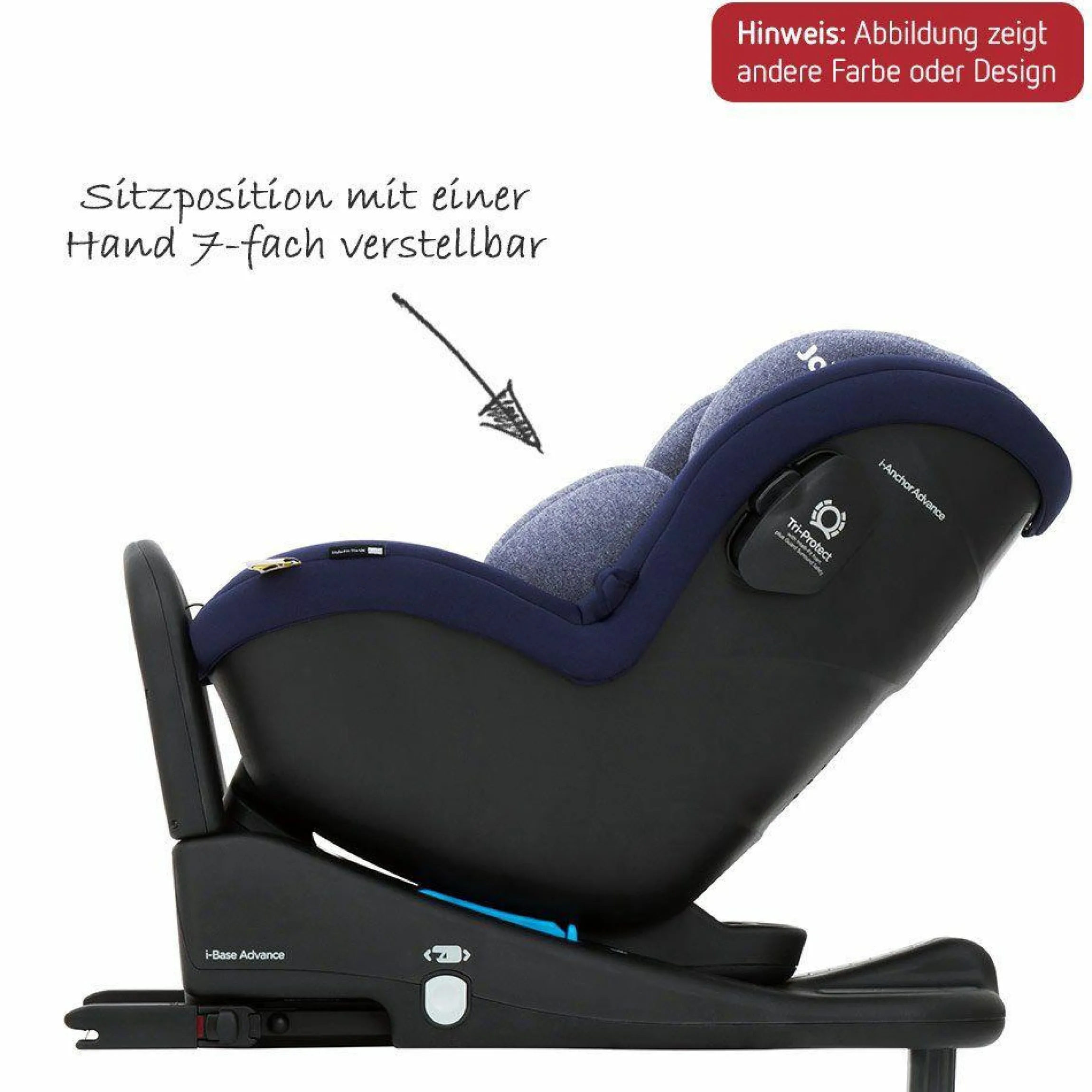 Isofix-Basis i-Base Advance für i-Venture / i-Anchor Advance / i-Snug / i-Snug 2 / i-Gemm / i- Gemm 2 - Black - Kollektion 2025
