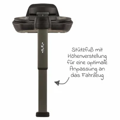 Isofix-Basisstation BASE Curv drehbar für Pipa next, Arra flex, Todl next, Cari next - Black - Kollektion 2025