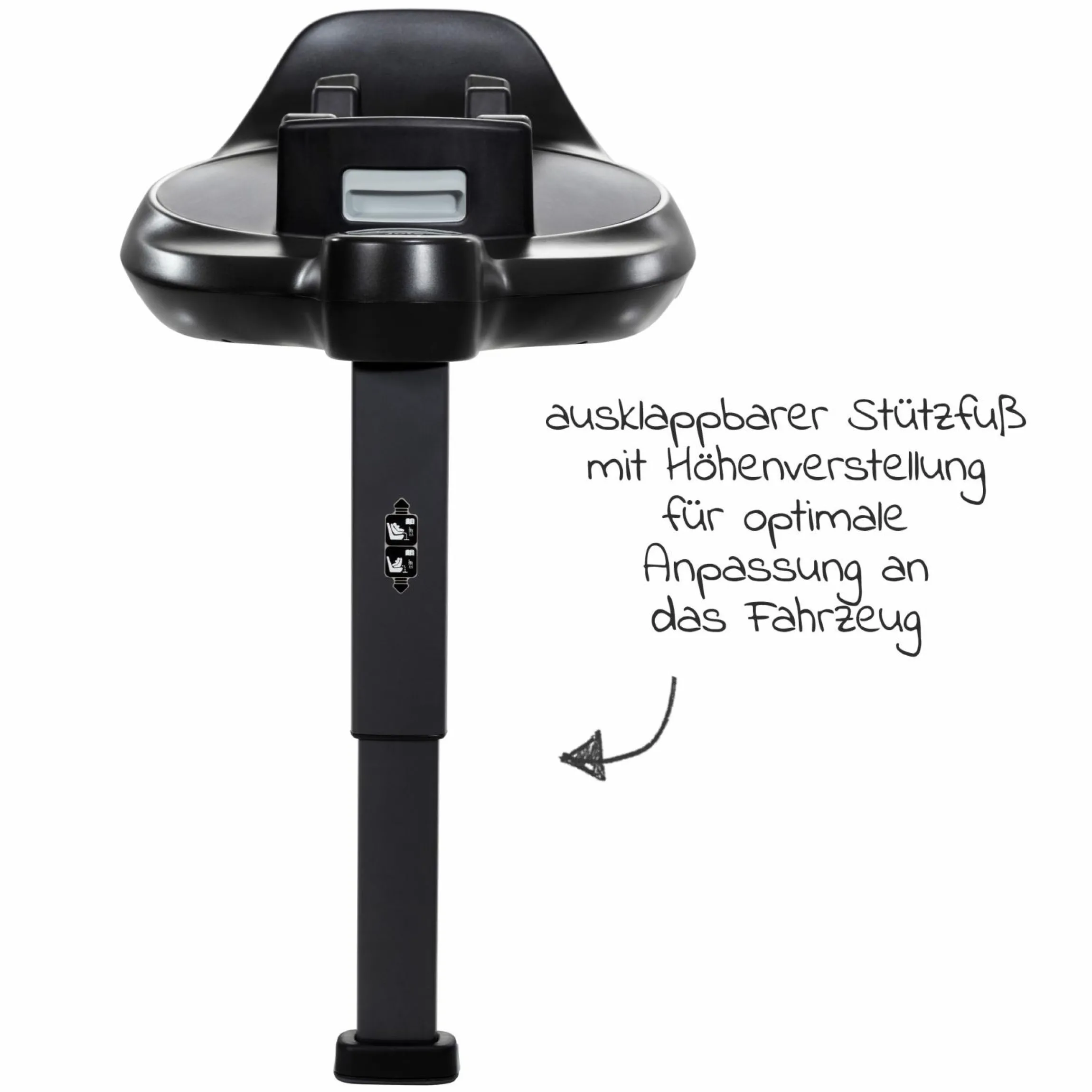Isofix-Basisstation i-Base Encore drehbar für Calmi R129 / i-Level Recline / i-Jemini / i-Harbour - Signature - Black - Kollektion 2025
