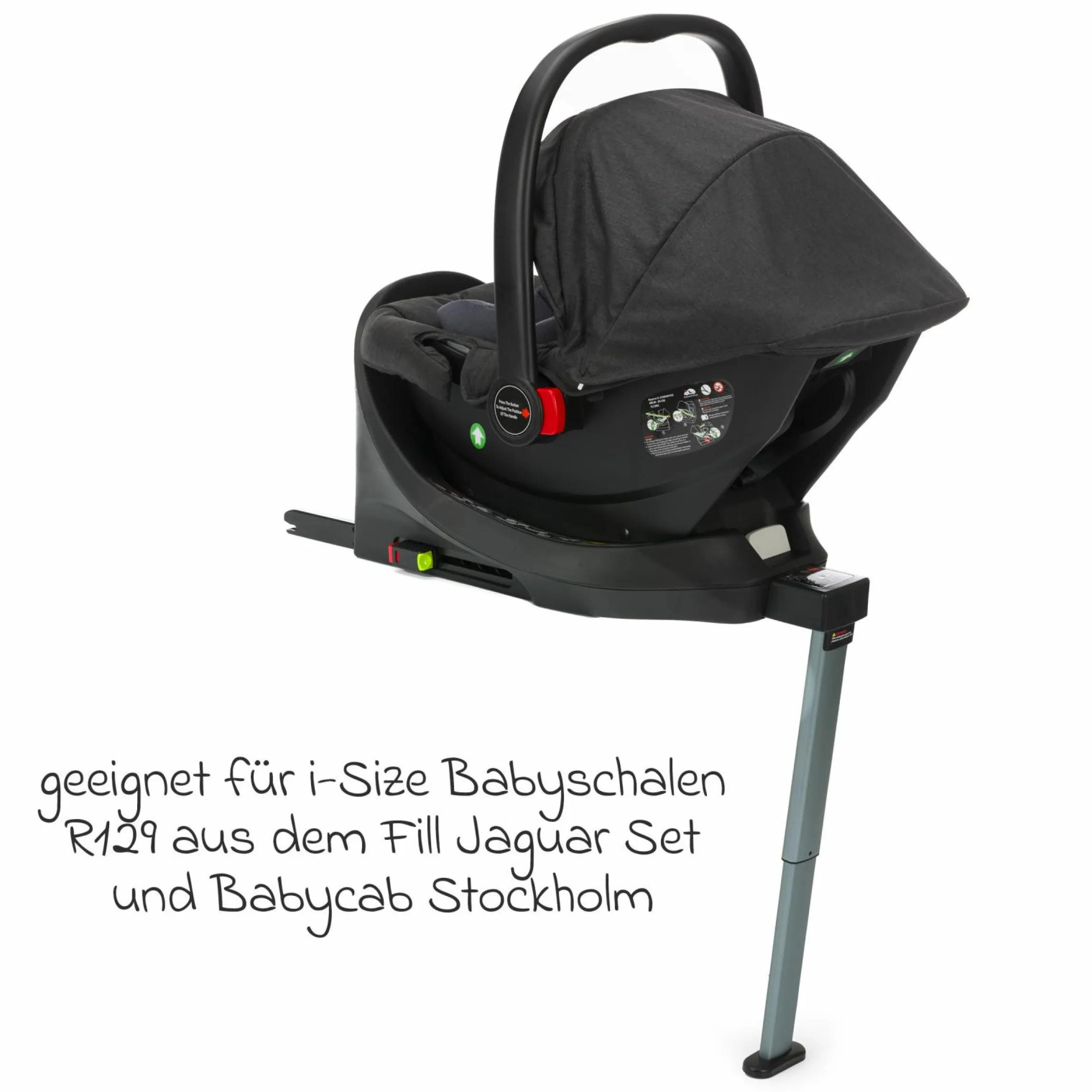 Isofix-Basis-Station i-Size für Babyschale Jaguar