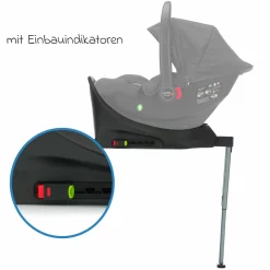 Isofix-Basis-Station i-Size für Babyschale Jaguar
