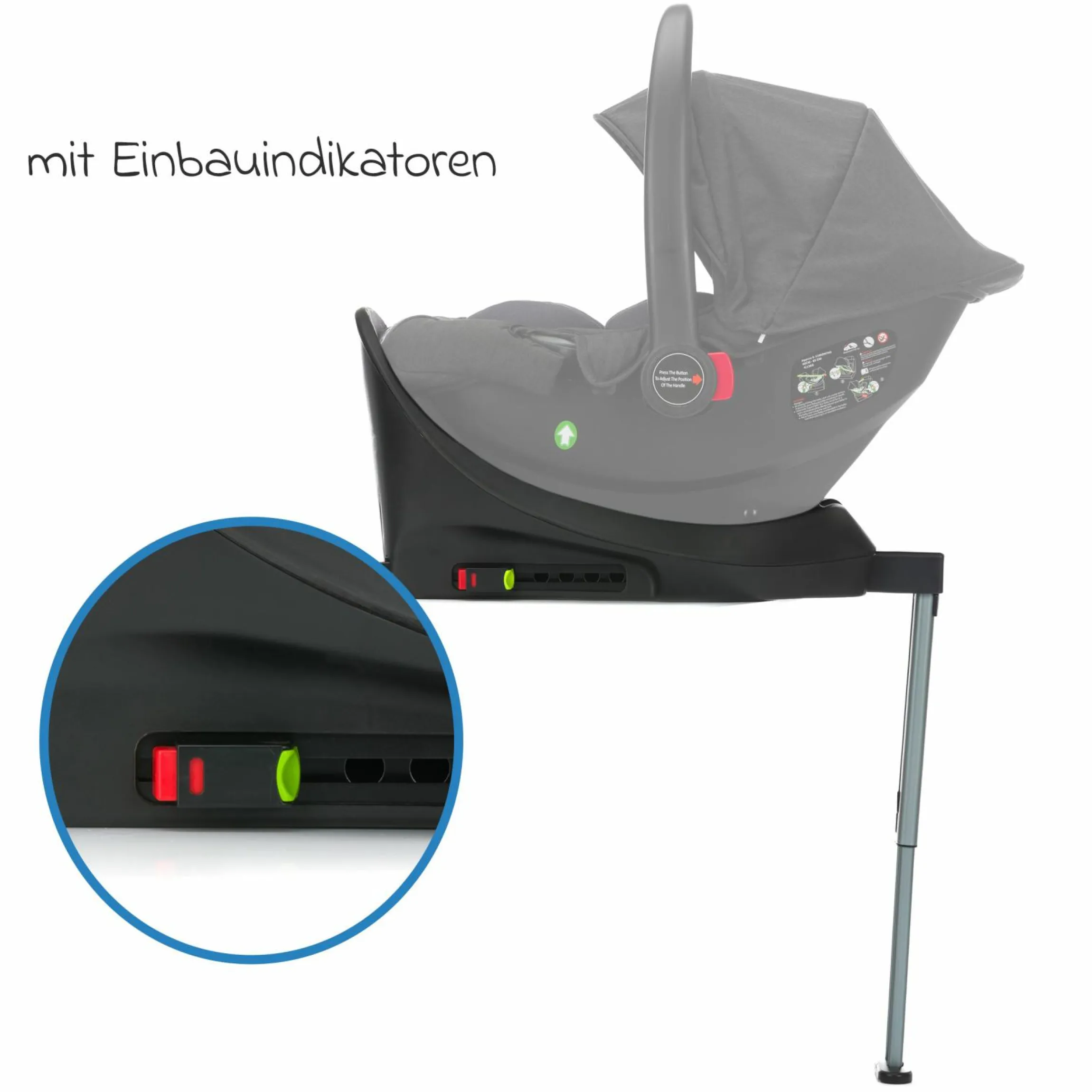 Isofix-Basis-Station i-Size für Babyschale Jaguar