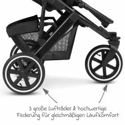 Jogger Salsa Run - Runner mit Sportzulassung, Luftbereifung und Handbremse - Ink - Kollektion 2024