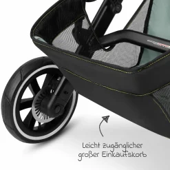 Jogger Salsa Run - Runner mit Sportzulassung, Luftbereifung und Handbremse - Aqua - Kollektion 2024