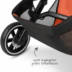 Jogger Salsa Run - Runner mit Sportzulassung, Luftbereifung und Handbremse - Carrot - Kollektion 2024