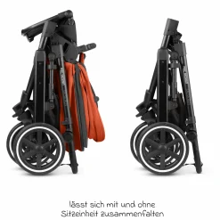 Jogger Salsa Run - Runner mit Sportzulassung, Luftbereifung und Handbremse - Carrot - Kollektion 2024