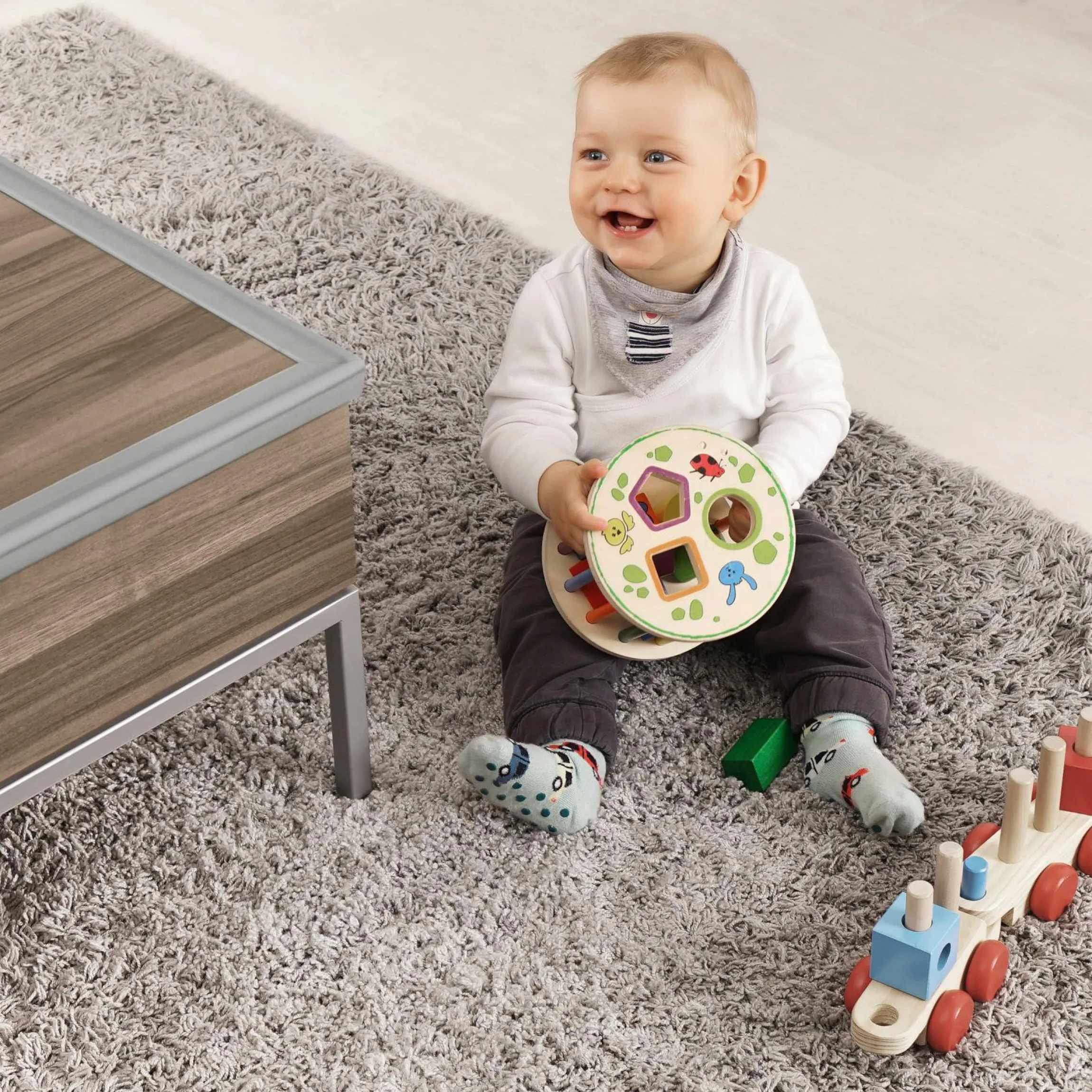 Kantenschutz Soft 2er Pack zum Kleben je 100 cm - Grau