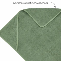 Kapuzenbadetuch 75 x 75 cm - Forest Green
