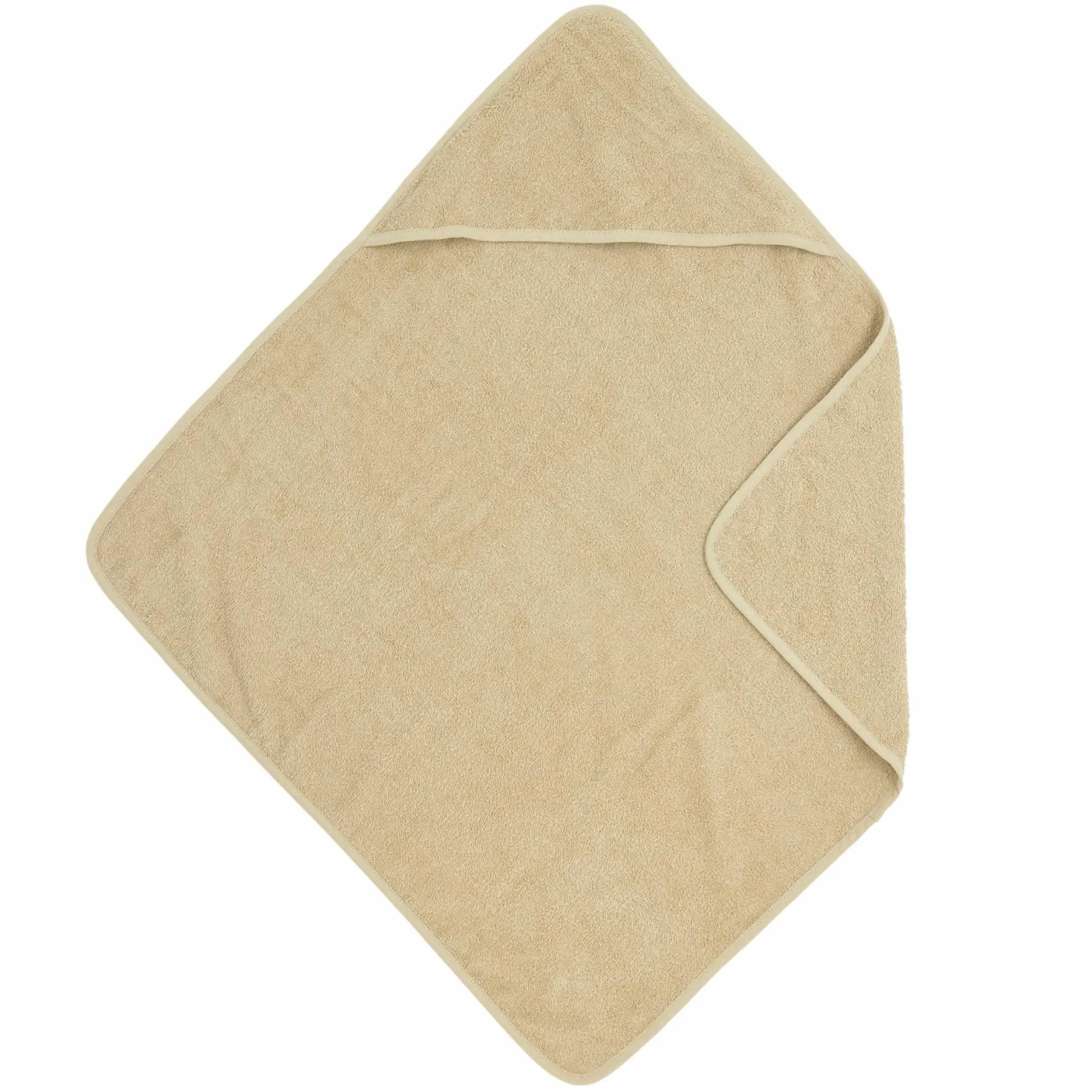 Kapuzenbadetuch 75 x 75 cm - Sand