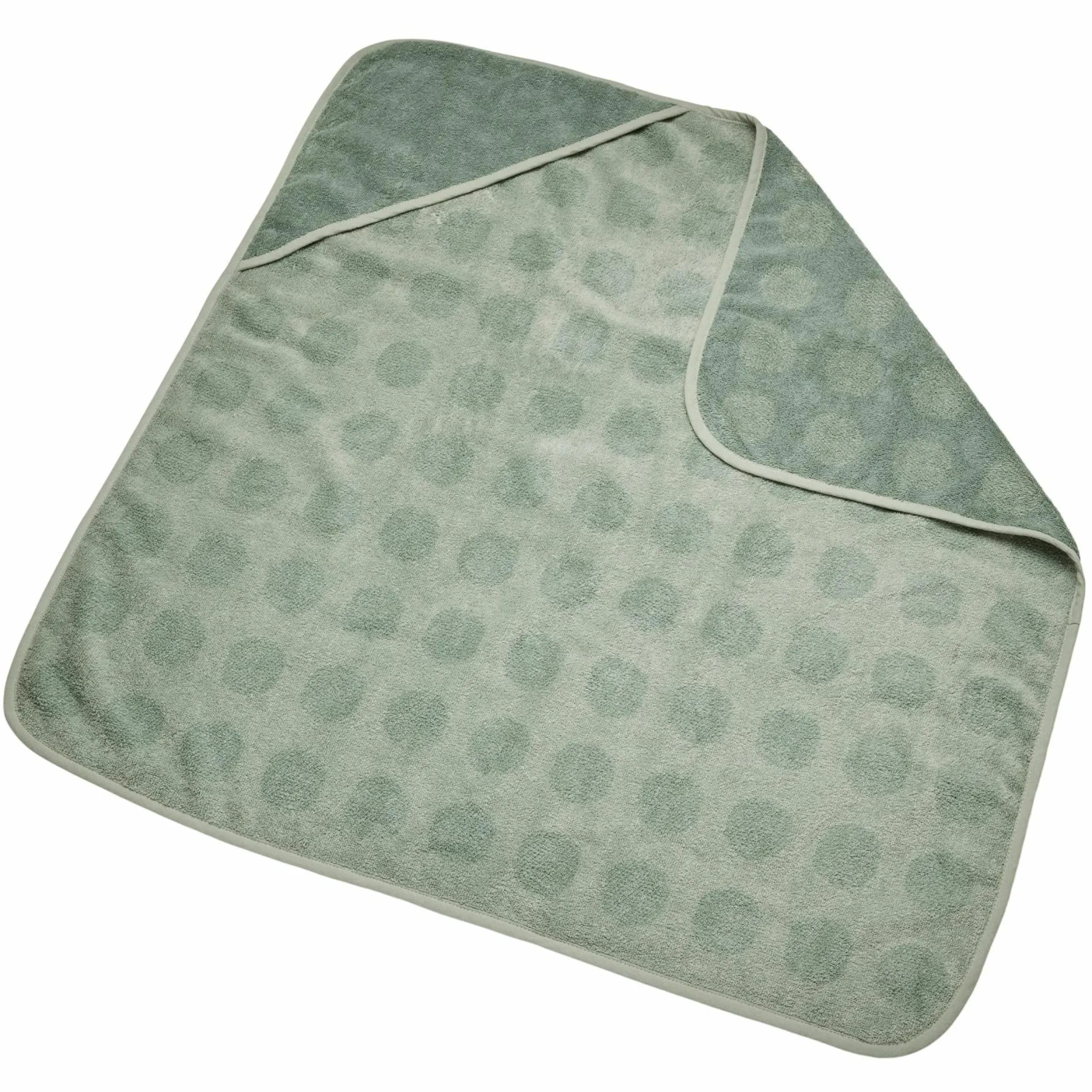Kapuzen-Badetuch Hoodie aus Bio-Baumwolle - Organic - Sage Green