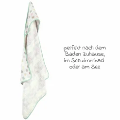 Kapuzenbadetuch Jaquard 80 x 80 cm - Dots - Colorful - Kollektion 2024