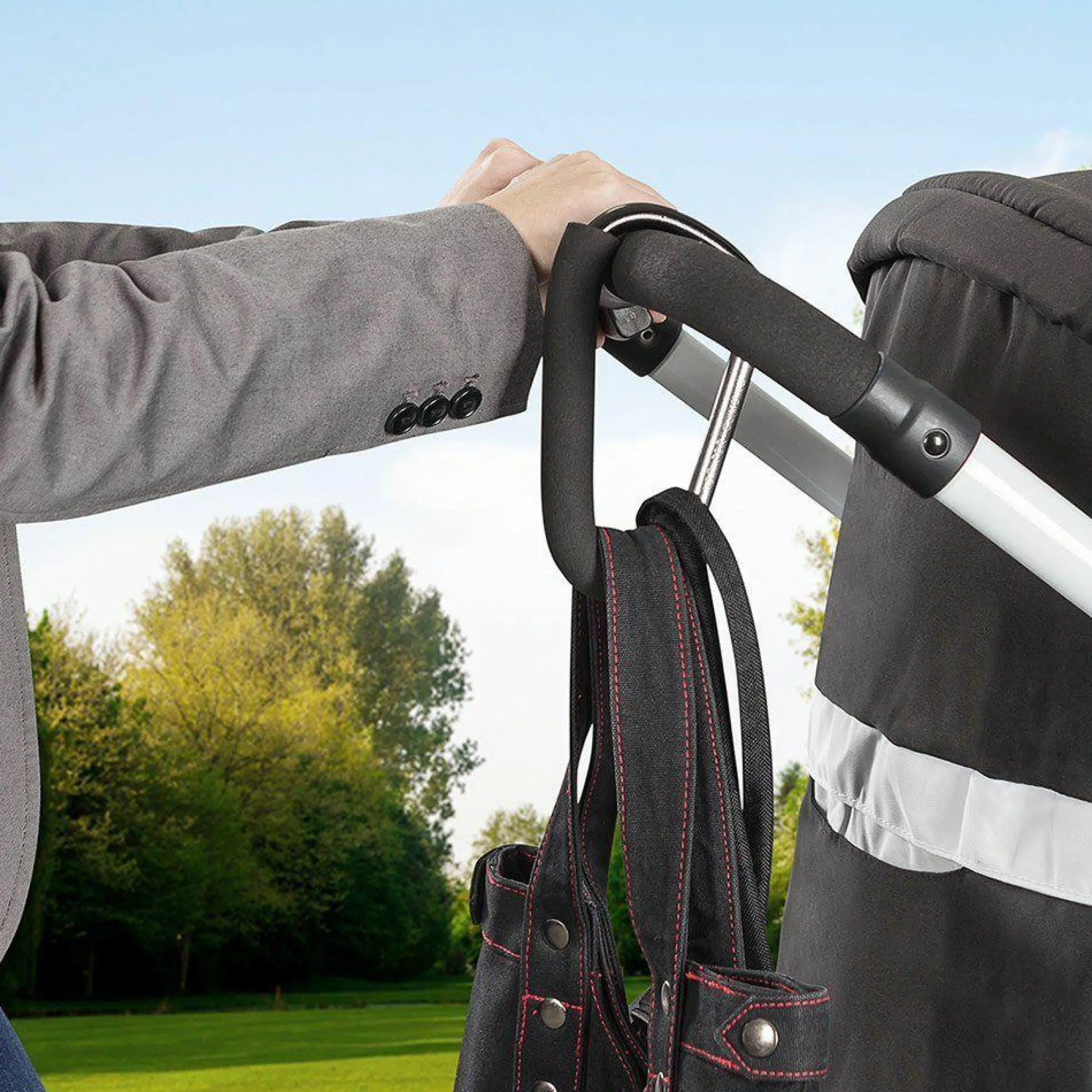Karabiner-Haken CarryHook für Kinderwagen